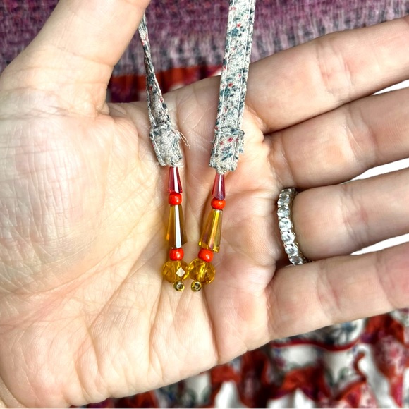 Anthropologie Siddhartha Bansal Dakota Peasant Dress Boho Printed Size Small - Picture 7 of 9